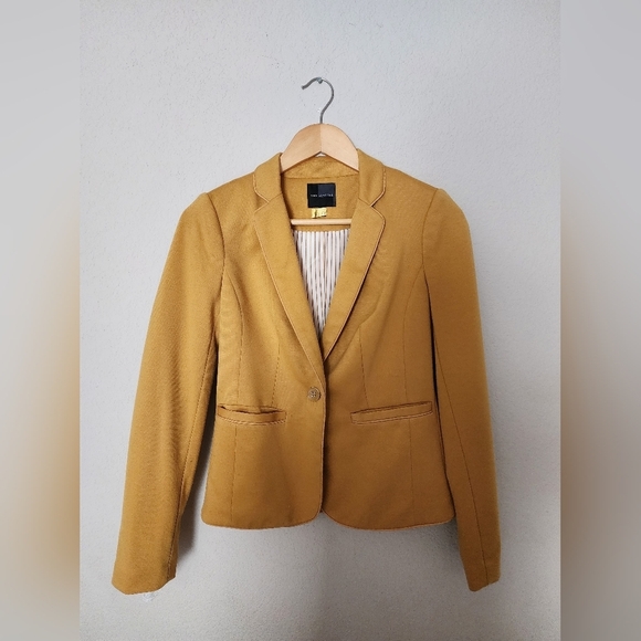 The Limited Mustard XS Career Blazer Jacket - Picture 1 of 5